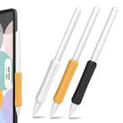 3 PCS DUX DUCIS Stoyobe Stylus Silicone Cover Grip Set For Apple Pencil 1/2/Huawei M-Pencil(White + Yellow + Black) - 1