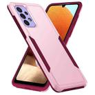 For Samsung Galaxy A33 5G Pioneer Armor Heavy Duty PC + TPU Phone Case(Pink) - 1