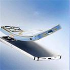 For iPhone 13 Pro 6D Gold Plated Magsafe Magnetic Phone Case (Sierra Blue) - 4