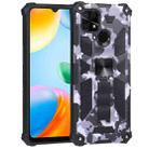 For Xiaomi Redmi 10C 4G / Poco C40 Camouflage Armor Kickstand TPU + PC Magnetic Phone Case(Grey) - 1