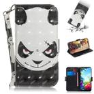 For LG K40S 3D Formula Pattern Magnetic Attraction Horizontal Flip Leather Case with Lanyard, Support Holder & Card Slot & Wallet(Angry Bear) - 1