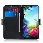For LG K40S 3D Formula Pattern Magnetic Attraction Horizontal Flip Leather Case with Lanyard, Support Holder & Card Slot & Wallet(Peacock Wreath) - 7