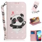 For LG K40S 3D Formula Pattern Magnetic Attraction Horizontal Flip Leather Case with Lanyard, Support Holder & Card Slot & Wallet(Love-heart Bear) - 1