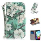 For LG K40S 3D Formula Pattern Magnetic Attraction Horizontal Flip Leather Case with Lanyard, Support Holder & Card Slot & Wallet(Watercolor Flowers) - 1