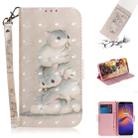 For Motorola Moto E6 Play 3D Formula Pattern Magnetic Attraction Horizontal Flip Leather Case with Lanyard, Support Holder & Card Slot & Wallet(Three Squirrels) - 1