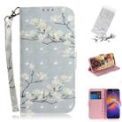 For Motorola Moto E6 Play 3D Formula Pattern Magnetic Attraction Horizontal Flip Leather Case with Lanyard, Support Holder & Card Slot & Wallet(Magnolia) - 1