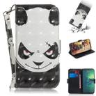 For Motorola Moto G8 Plus 3D Formula Pattern Magnetic Attraction Horizontal Flip Leather Case with Lanyard, Support Holder & Card Slot & Wallet(Angry Bear) - 1