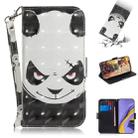 For Galaxy A51 3D Formula Pattern Magnetic Attraction Horizontal Flip Leather Case with Lanyard, Support Holder & Card Slot & Wallet(Angry Bear) - 1