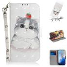 For Galaxy S20 3D Formula Pattern Magnetic Attraction Horizontal Flip Leather Case with Lanyard, Support Holder & Card Slot & Wallet(Cute Cat) - 1