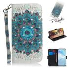 For Galaxy S20+ 3D Formula Pattern Magnetic Attraction Horizontal Flip Leather Case with Lanyard, Support Holder & Card Slot & Wallet(Peacock Wreath) - 1