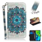 For Xiaomi Mi CC9 Pro / Note 10 / Note 10 Pro 3D Formula Pattern Magnetic Attraction Horizontal Flip Leather Case with Lanyard, Support Holder & Card Slot & Wallet(Peacock Wreath) - 1