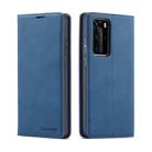 For Huawei P40 Pro / P40 Forwenw Dream Series Oil Edge Strong Magnetism Horizontal Flip Leather Case with Holder & Card Slots & Wallet & Photo Frame(Blue) - 1