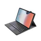 OP12-A Lambskin Texture Ultra-thin Bluetooth Keyboard Leather Case with Touchpad For OPPO Pad Air 10.4 inch(Black) - 4
