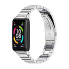 For Huawei Band 6 / Honor Band 6 / 7 Mijobs Bamboo Stainless Steel Metal Watch Band(Silver) - 1