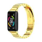 For Huawei Band 6 / Honor Band 6 / 7 Mijobs Bamboo Stainless Steel Metal Watch Band(Gold) - 1