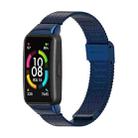 For Huawei Band 6 / Honor Band 6 Mijobs Breathable Nylon Watch Band(Blue) - 1