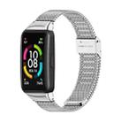 For Huawei Band 6 / Honor Band 6 Mijobs Breathable Nylon Watch Band(Silver) - 1