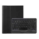 OP12-B Lambskin Texture Ultra-thin Bluetooth Keyboard Leather Case For OPPO Pad Air 10.4 inch(Black) - 1