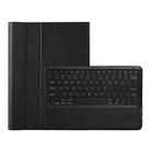 AH127 Ultra-thin Detachable Bluetooth Keyboard Leather Case For Honor Pad 8 12 inch(Black) - 1