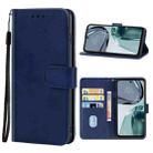 For Motorola Moto G62 India Leather Phone Case(Blue) - 1