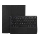 AH127-A Ultra-thin Detachable Bluetooth Keyboard Leather Case with Touchpad For Honor Pad 8 12 inch(Black) - 1