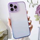 For iPhone 13 Pro Max Acrylic Gradient Phone Case (Purple Blue) - 1