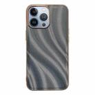 For iPhone 14 Pro Max Nano Electroplating Protective Phone Case (Silver Bead Grey) - 1