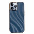 For iPhone 14 Pro Nano Electroplating Protective Phone Case(Ice Crystal Blue) - 1