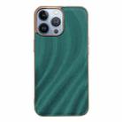 For iPhone 14 Pro Nano Electroplating Protective Phone Case(Green Grass) - 1