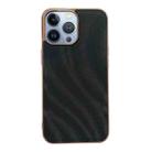 For iPhone 14 Pro Nano Electroplating Protective Phone Case(Black) - 1