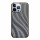 For iPhone 14 Pro Nano Electroplating Protective Phone Case(Silver Bead Grey) - 1