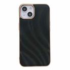For iPhone 14 Plus Nano Electroplating Protective Phone Case (Black) - 1