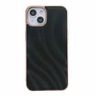 For iPhone 14 Nano Electroplating Protective Phone Case (Black) - 1