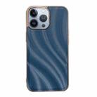 For iPhone 13 Pro Max Nano Electroplating Protective Phone Case (Ice Crystal Blue) - 1