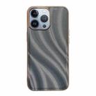 For iPhone 13 Pro Max Nano Electroplating Protective Phone Case (Silver Bead Grey) - 1