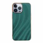 For iPhone 13 Pro Nano Electroplating Protective Phone Case (Green Grass) - 1