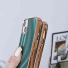 For iPhone 13 Nano Electroplating Protective Phone Case(Green Grass) - 4