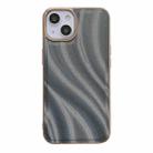 For iPhone 13 Nano Electroplating Protective Phone Case(Silver Bead Grey) - 1