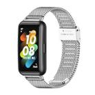 For Huawei Band 7 / 7 NFC MIJOBS Milan Buckle Stainless Steel Watch Band(Silver) - 1