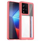For vivo iQOO 9T Colorful Series Acrylic + TPU Phone Case(Red) - 1