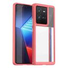 For vivo iQOO 10 Pro Colorful Series Acrylic + TPU Phone Case(Red) - 1