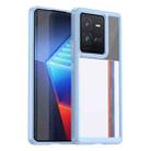 For vivo iQOO 10 Pro Colorful Series Acrylic + TPU Phone Case(Blue) - 1
