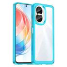 For Honor X40i Colorful Series Acrylic + TPU Phone Case(Transparent Blue) - 1