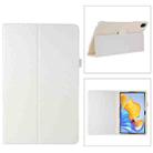For Honor Pad 8 Litchi Texture Leather Tablet Case with Holder(White) - 1
