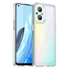 For OPPO A96 5G Colorful Series Acrylic + TPU Phone Case(Transparent) - 1