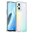 For OPPO Reno 7Z 5G Colorful Series Acrylic + TPU Phone Case(Transparent) - 1