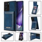 For Samsung Galaxy Note20 Ultra N.Bekus Vertical Flip Card Slot RFID Phone Case(Blue) - 1