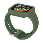For Xiaomi Redmi Watch / Watch Lite Solid Color Silicone Integrated Watch Band(Green) - 1