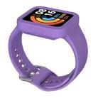 For Xiaomi Redmi Watch / Watch Lite Solid Color Silicone Integrated Watch Band(Light Purple) - 1