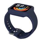 For Xiaomi Redmi Watch 2 / Watch 2 Lite Solid Color Silicone Integrated Watch Band(Deep Space Blue) - 1